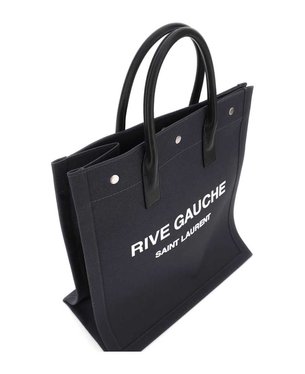 SAINT LAURENT Rive Gauche N/s Canvas Tote Bag - image 4