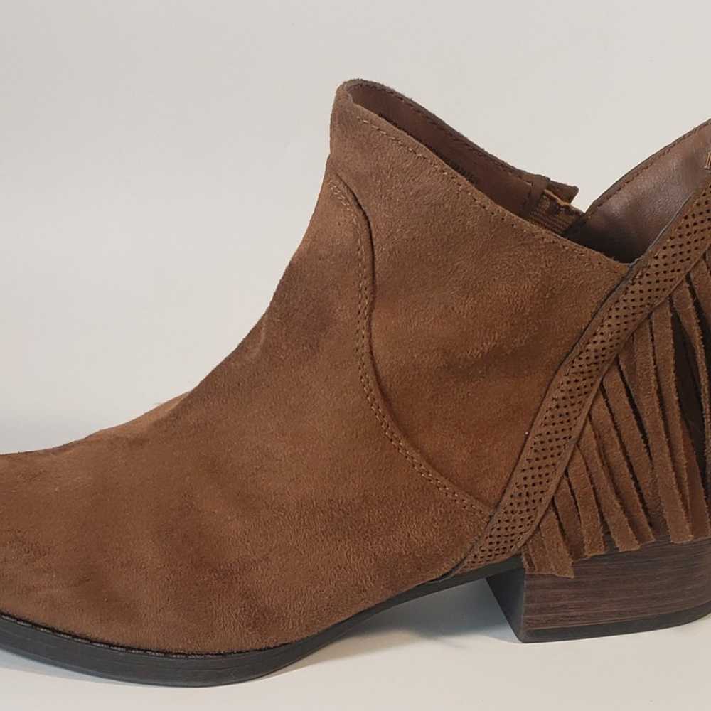 Faded Glory Bootie Shoes Brown Fringe Southwester… - image 6