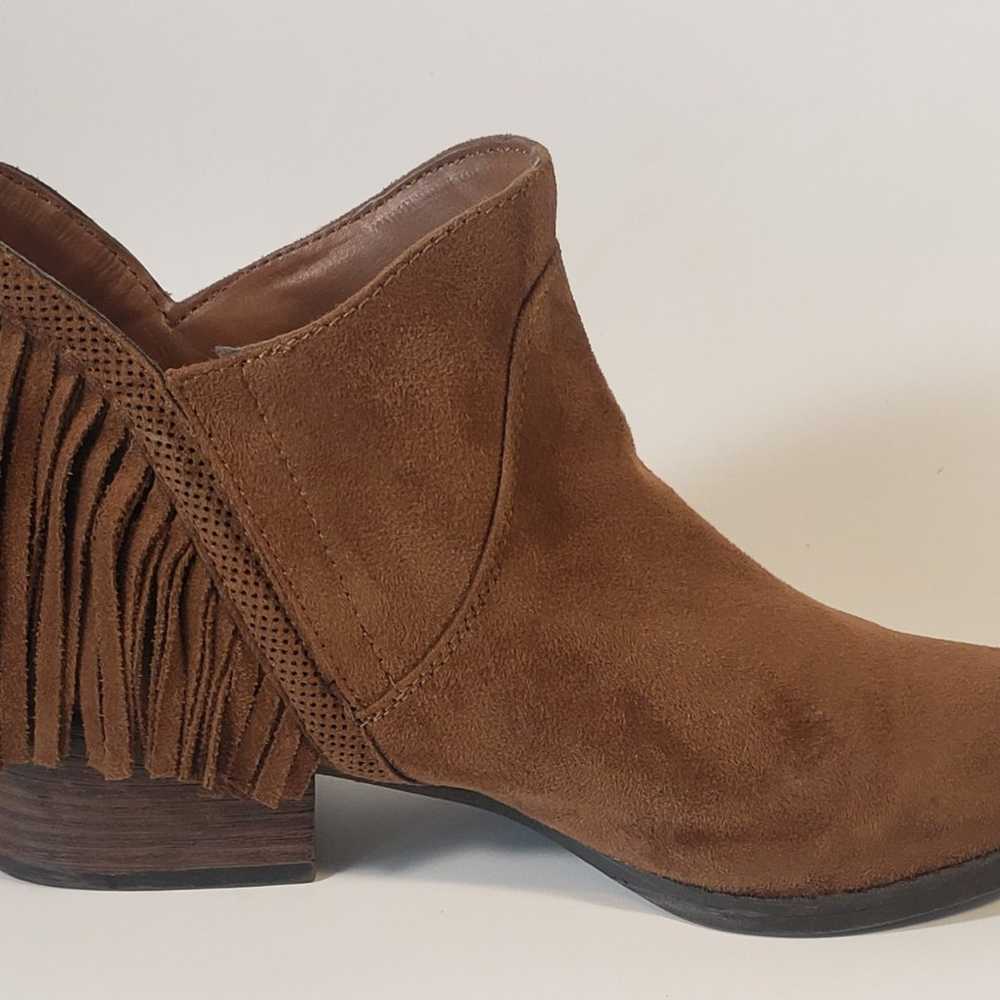 Faded Glory Bootie Shoes Brown Fringe Southwester… - image 7