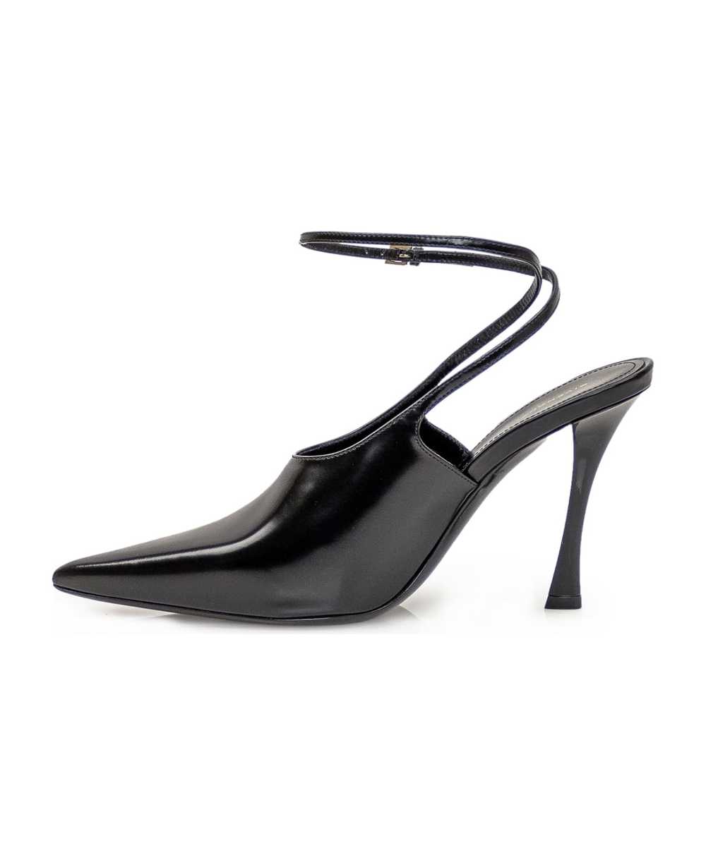 Givenchy Show Leather Pointy-toe Slingback - image 4