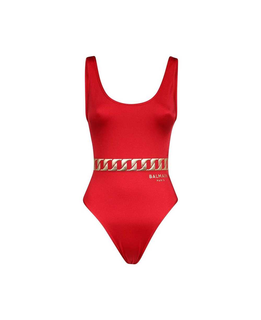 Balmain Printed One-piece Swimsuit - image 1