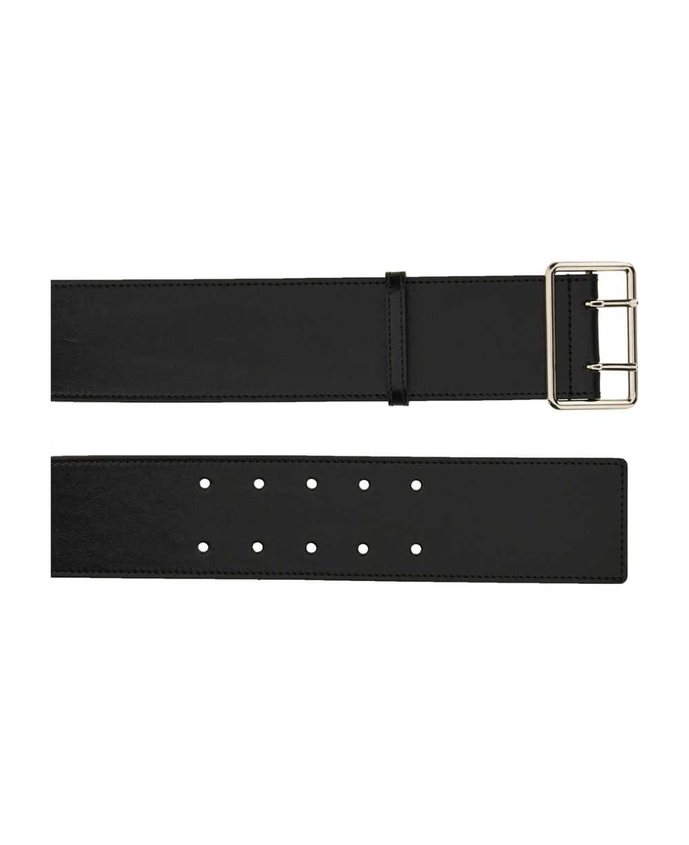 Alexander McQueen Black And Silver Military Belt - image 2