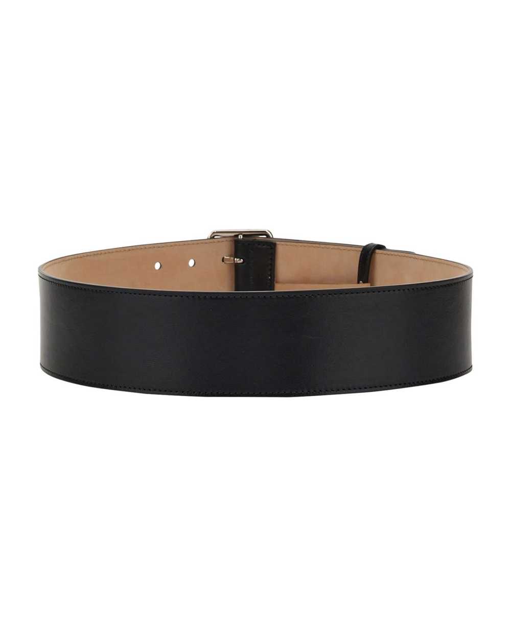 Alexander McQueen Black And Silver Military Belt - image 3