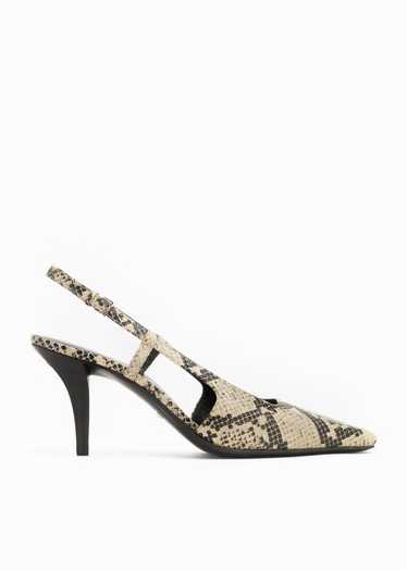 Gucci Python Print Mid Heel Pumps