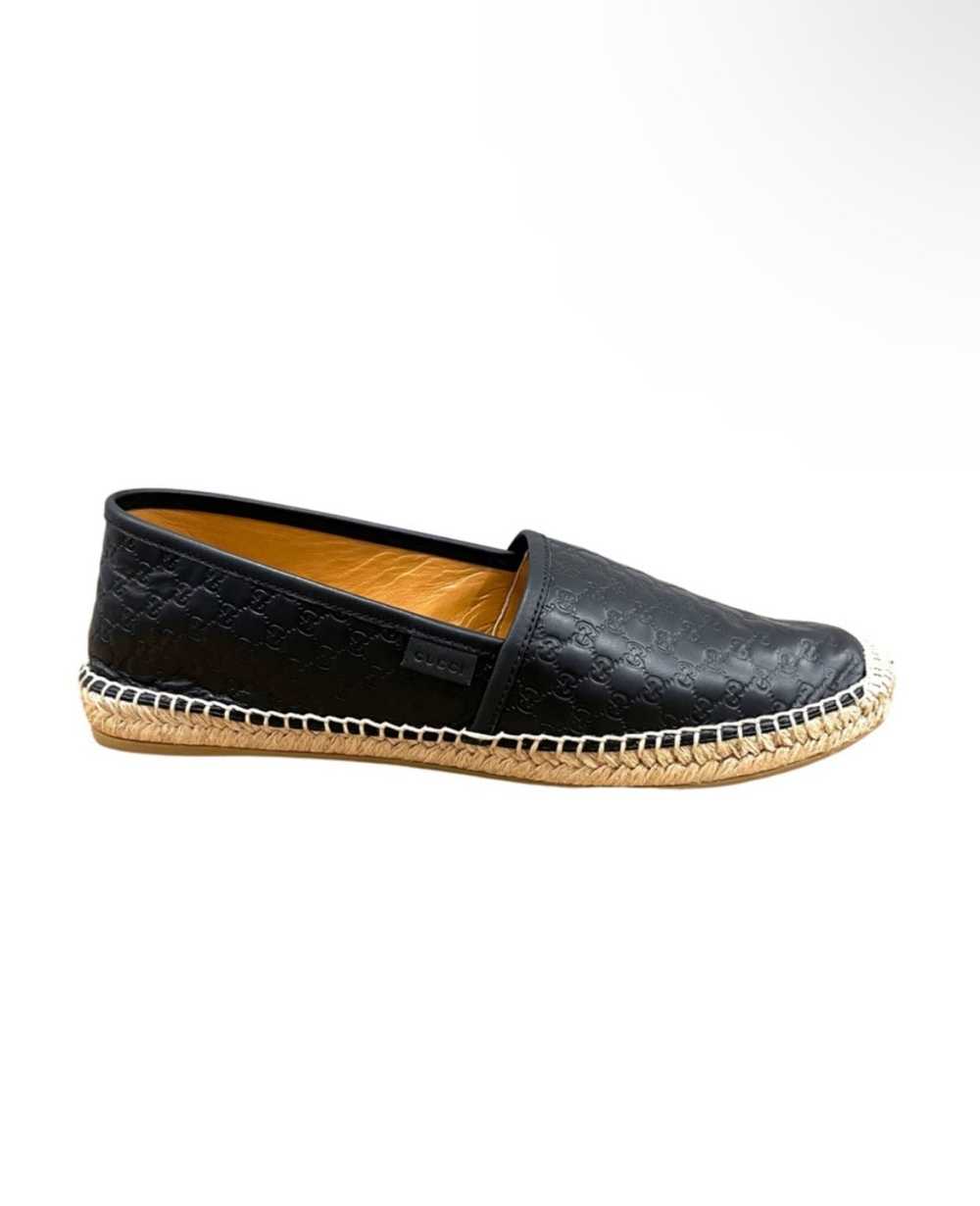 Gucci Micro GG Leather Men Espadrilles - image 1