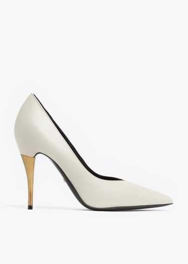 Gucci Priscilla Gold High Heel Pumps