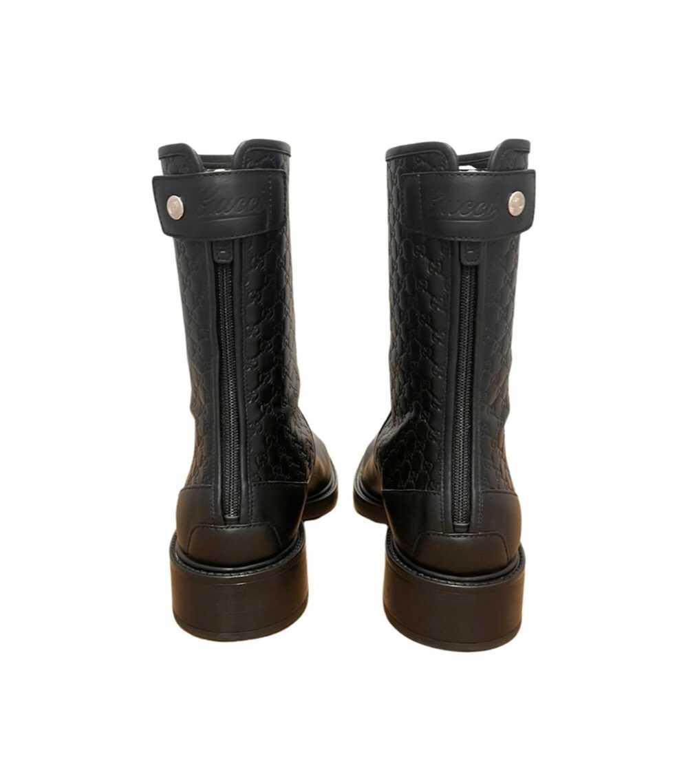 Gucci Micro GG Supreme Leather Short Boots - image 4