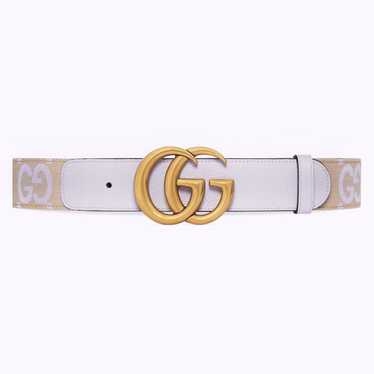 Gucci GG Marmont Jumbo GG Canvas Belt