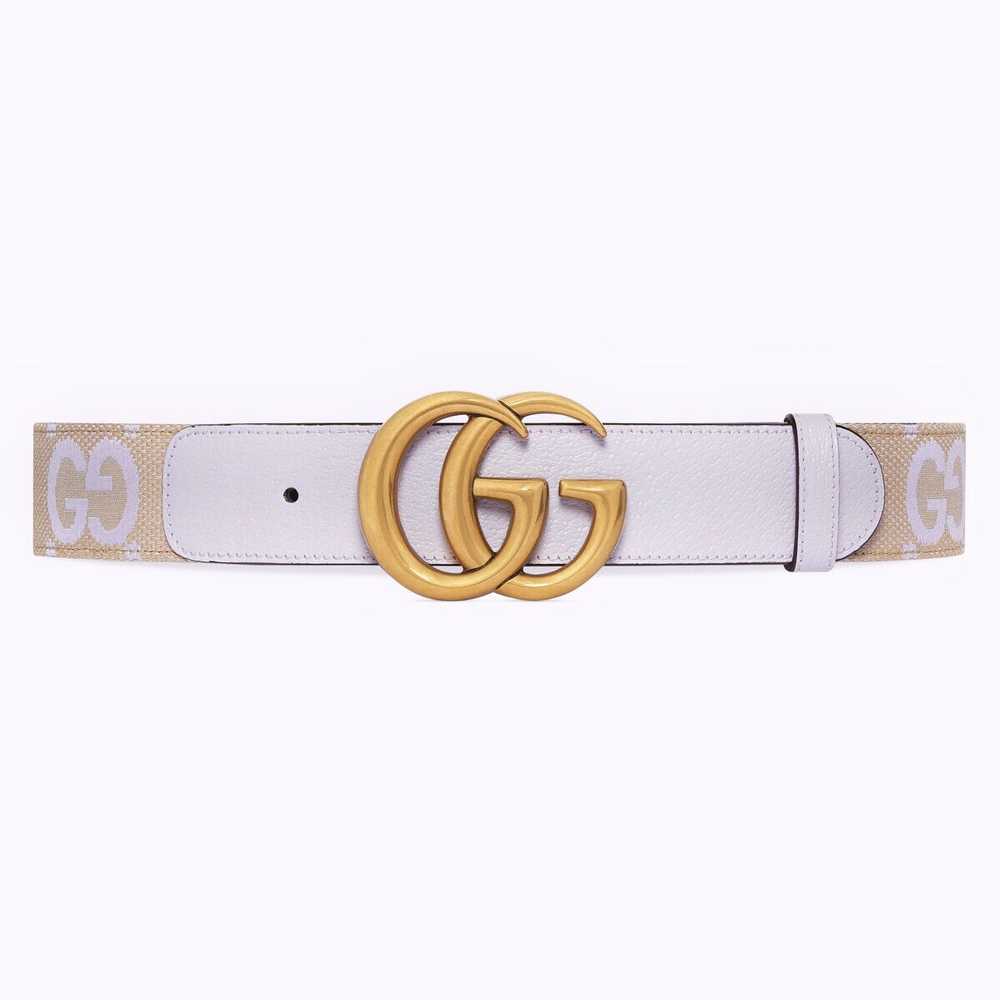 Gucci GG Marmont Jumbo GG Canvas Belt - image 1