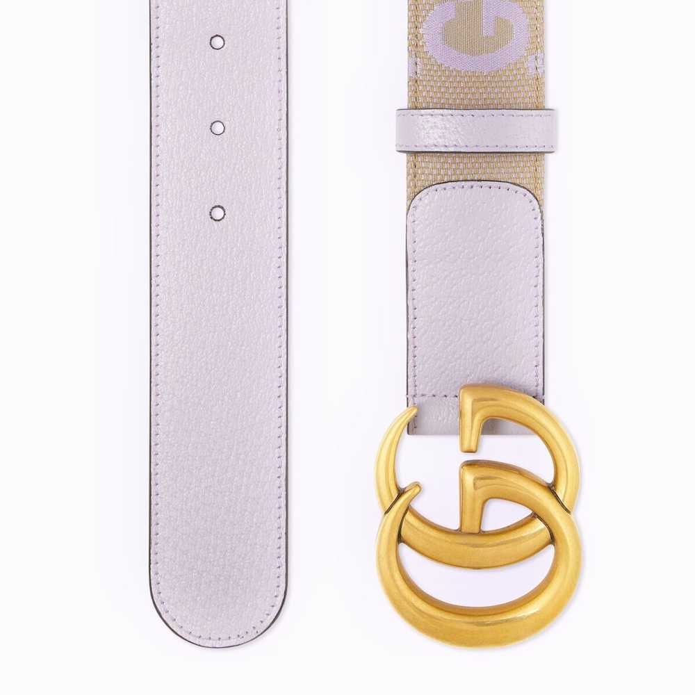 Gucci GG Marmont Jumbo GG Canvas Belt - image 2