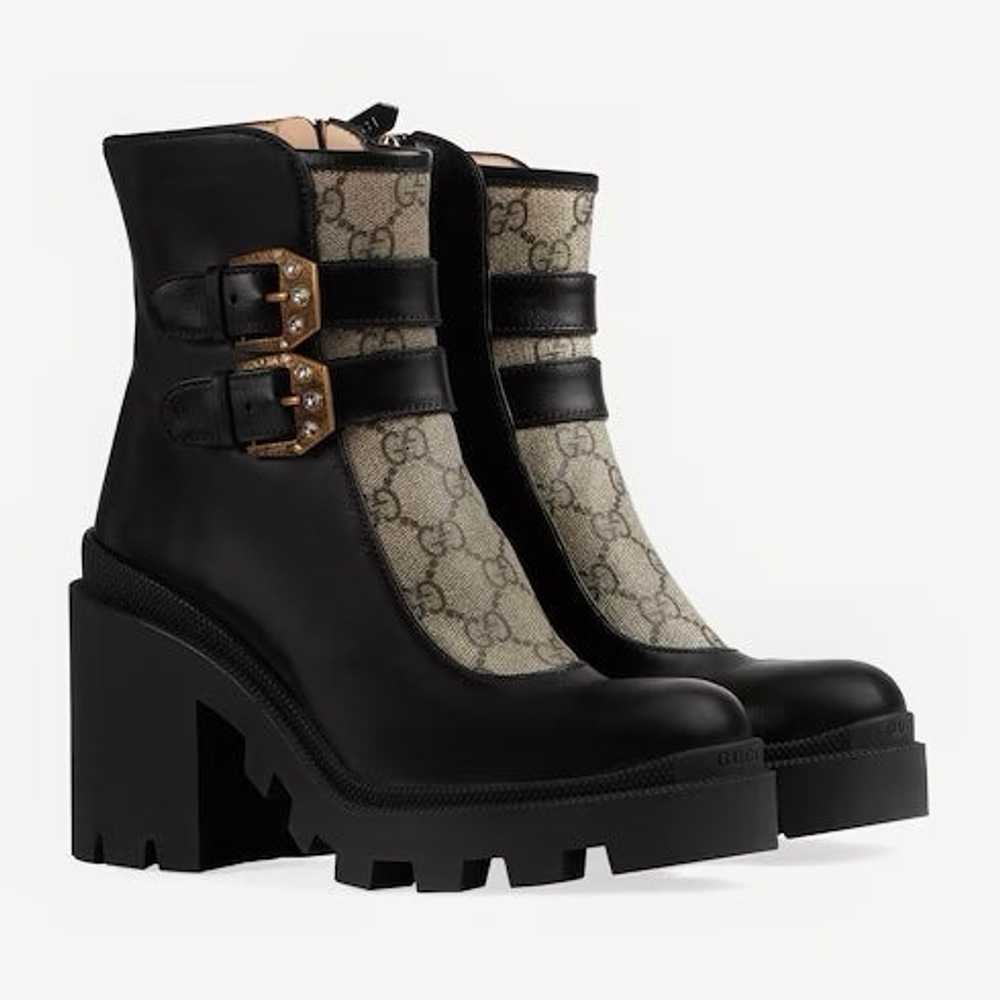 Gucci GG Buckles Ankle Boots - image 2