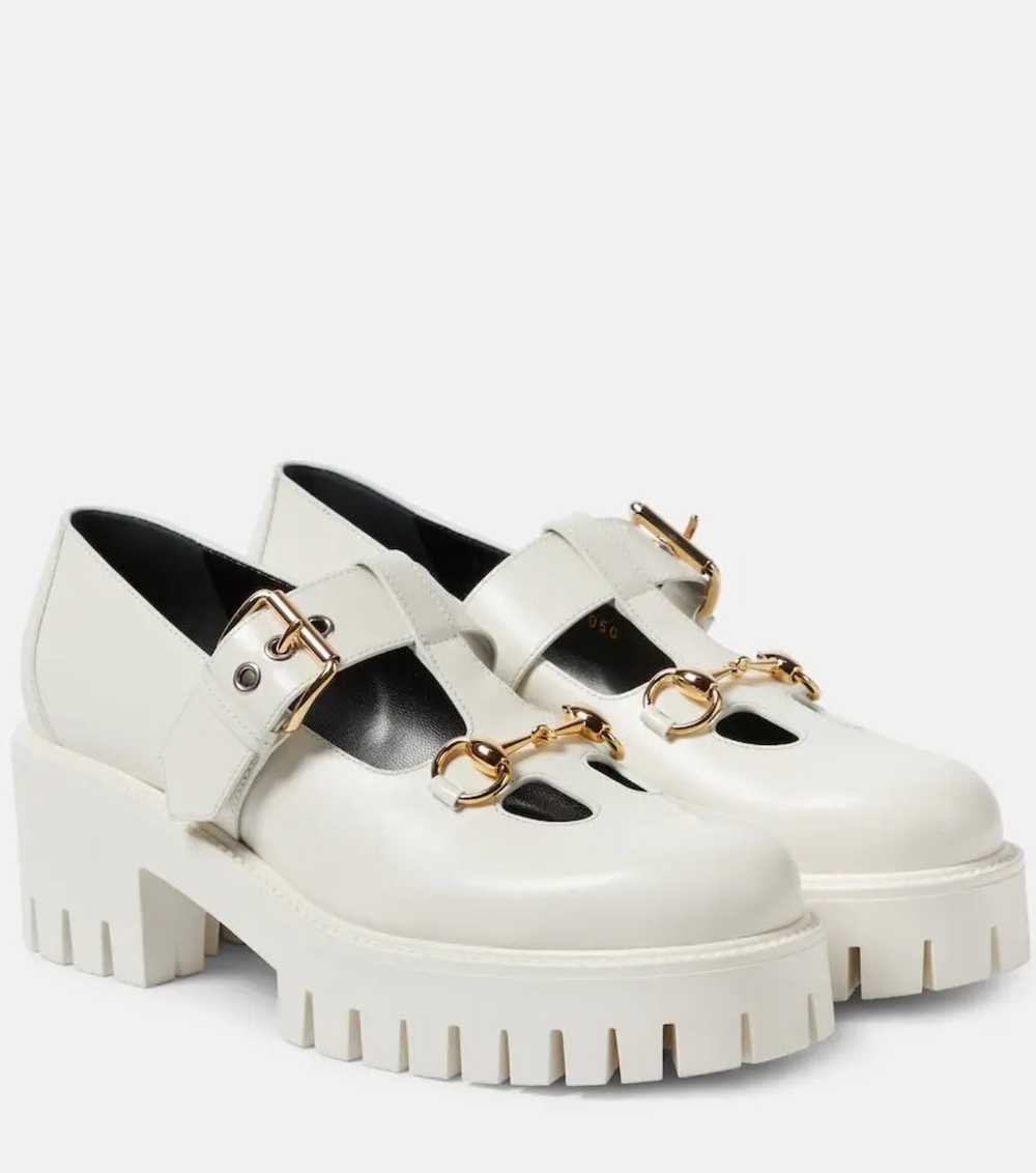 Gucci Horsebit Mary Jane Platform Loafers - image 1