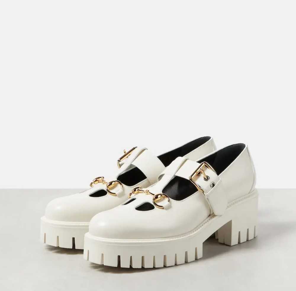 Gucci Horsebit Mary Jane Platform Loafers - image 2