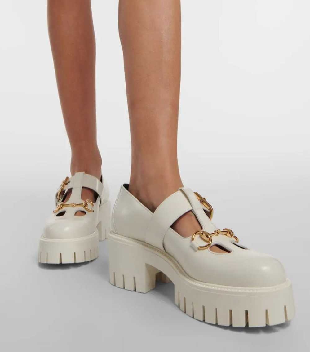 Gucci Horsebit Mary Jane Platform Loafers - image 4