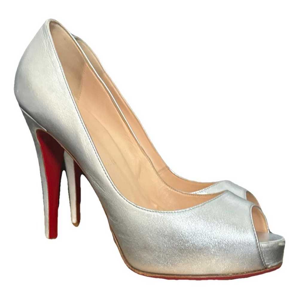 Christian Louboutin Very Privé leather heels - image 1