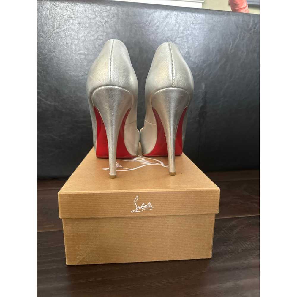 Christian Louboutin Very Privé leather heels - image 5