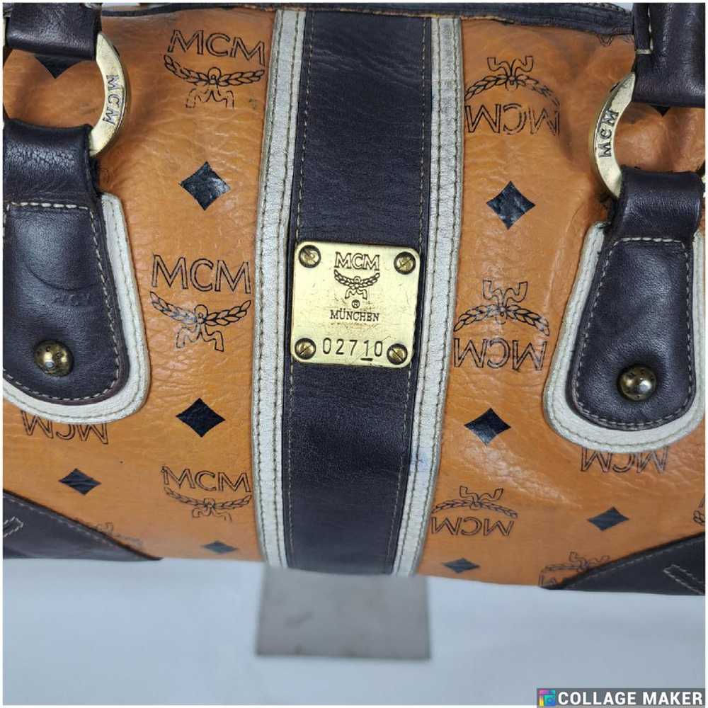 MCM Boston leather handbag - image 3