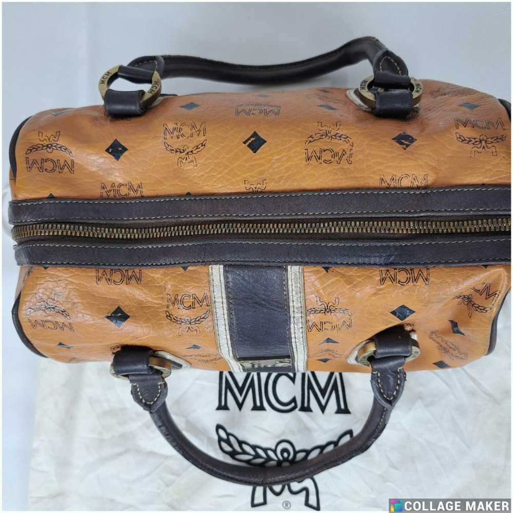 MCM Boston leather handbag - image 6