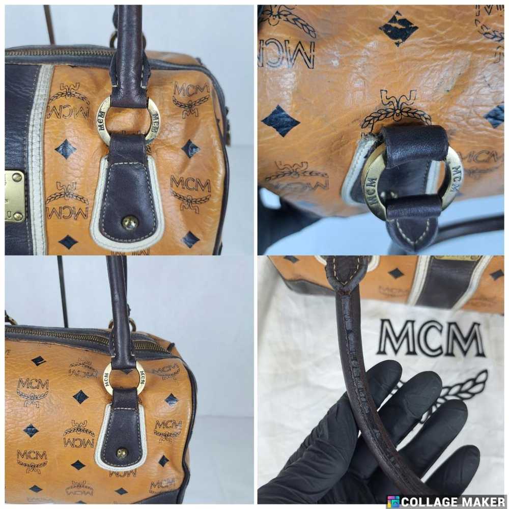 MCM Boston leather handbag - image 7