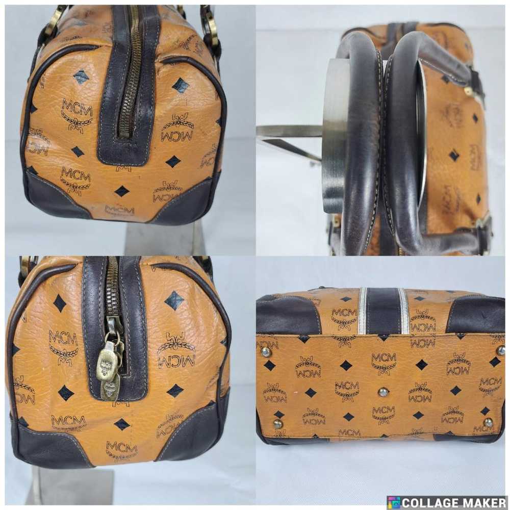 MCM Boston leather handbag - image 9