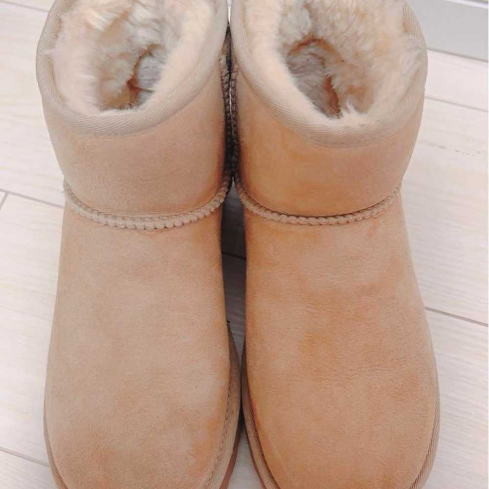 UGG Australia sheepskin boots classic mini chestn… - image 4