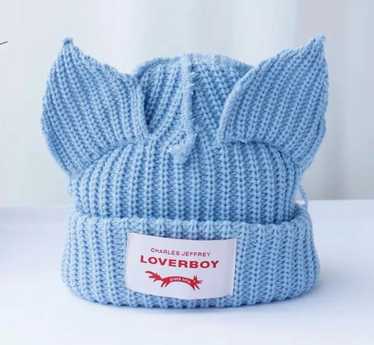 Brand New Custom Loverboy Horned Ear Beanie - image 1