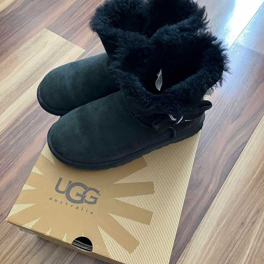 UGG Australia Swarovski Ribbon Mouton Boots 23 Bl… - image 2