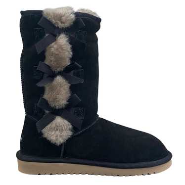 Koolaburra Women’s Victoria Black Suede Winter Bo… - image 1