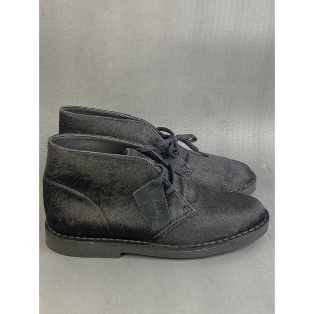 Clarks Womens Desert Genuine Calf Hair black Chuk… - image 1