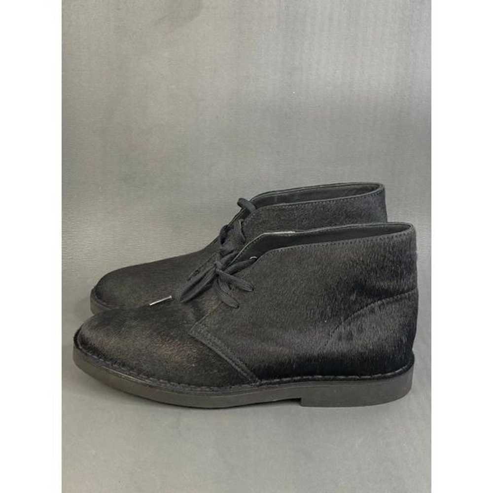 Clarks Womens Desert Genuine Calf Hair black Chuk… - image 3