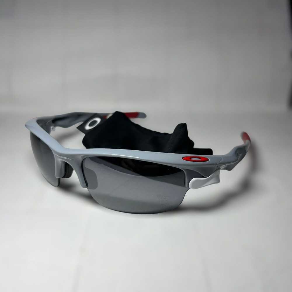 Oakley Fast Jacket Polished Fog / Black Iridium Y… - image 1