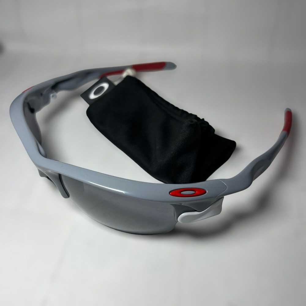 Oakley Fast Jacket Polished Fog / Black Iridium Y… - image 2