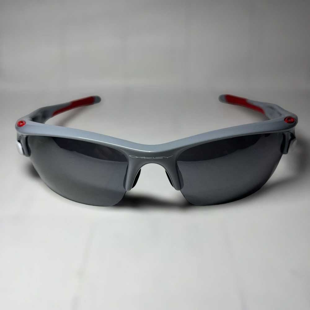 Oakley Fast Jacket Polished Fog / Black Iridium Y… - image 3