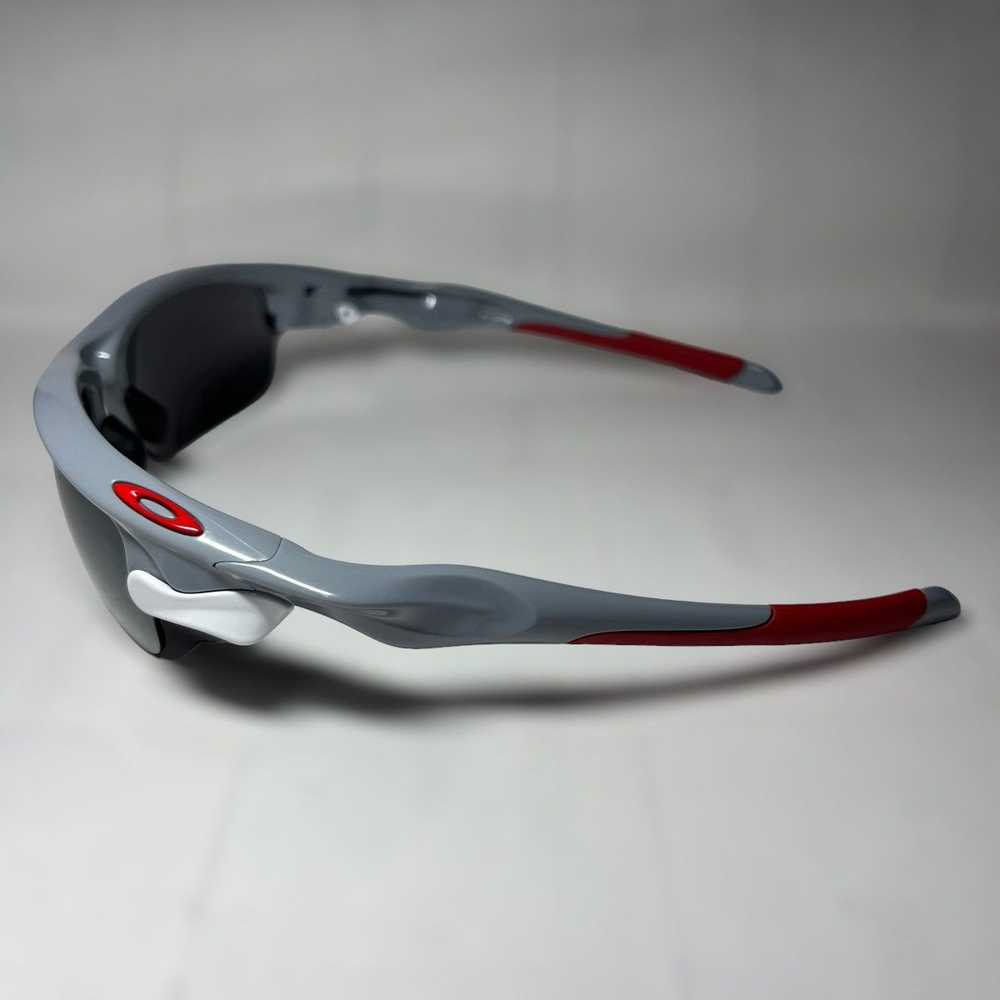 Oakley Fast Jacket Polished Fog / Black Iridium Y… - image 5