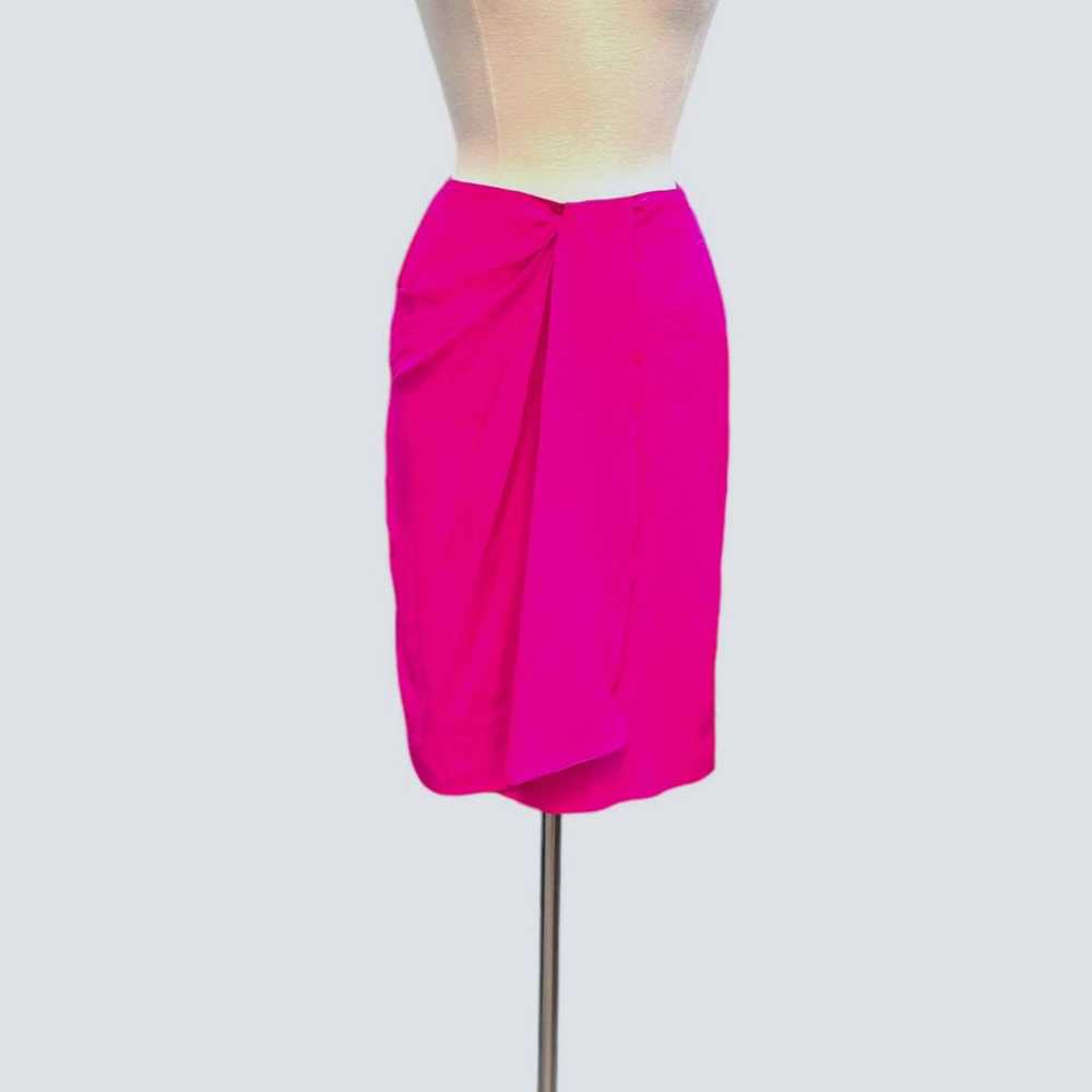 Dior Silk mid-length skirt - image 5