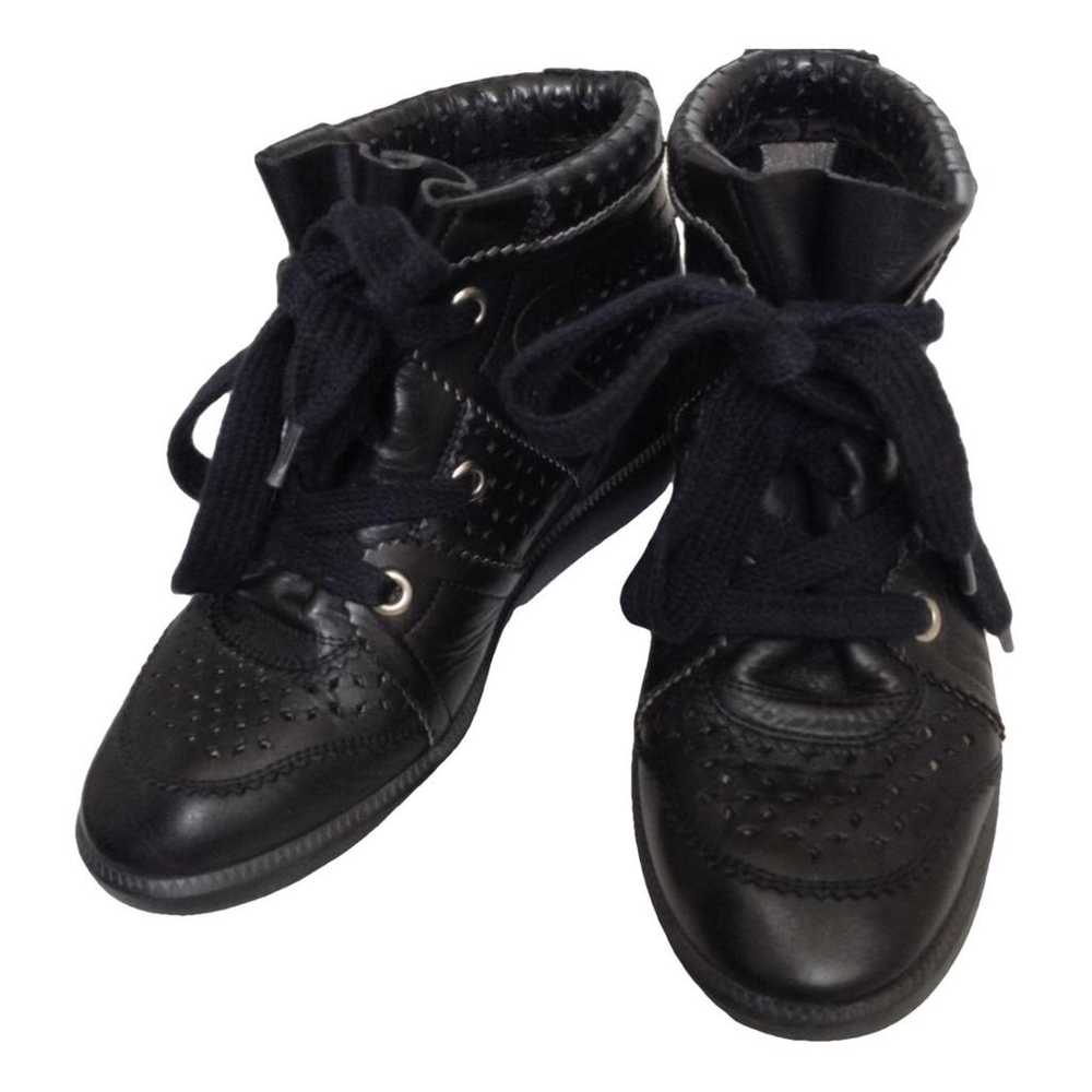 Isabel Marant Bobby leather trainers - image 1