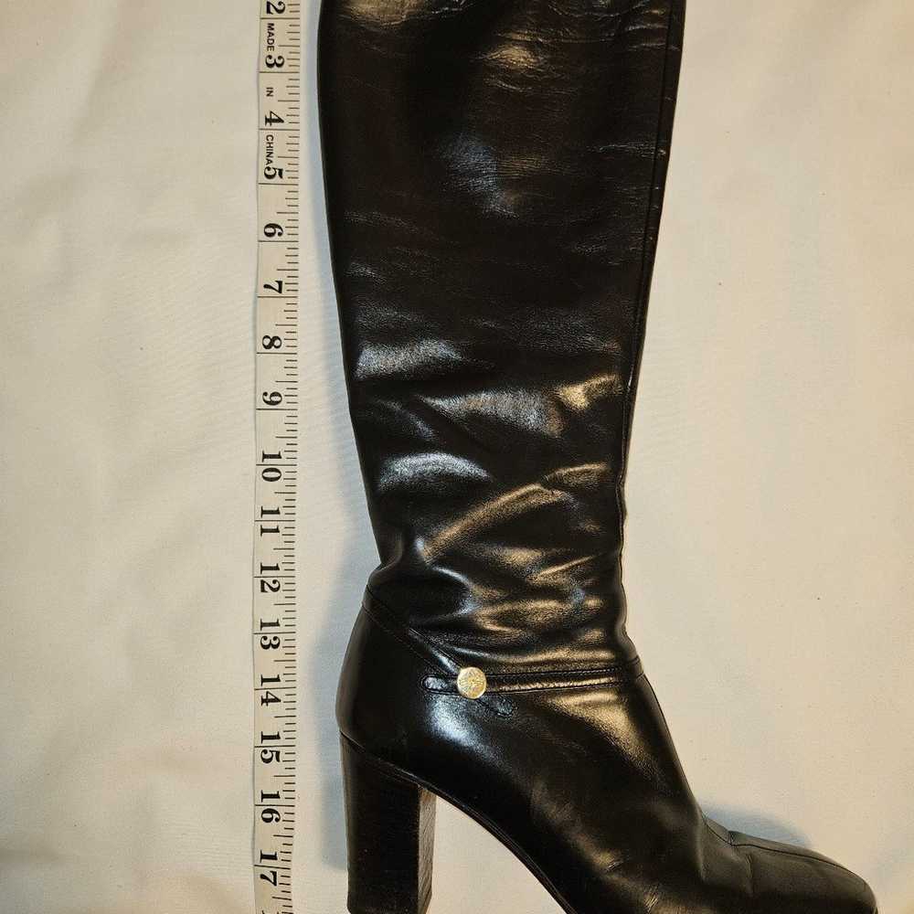 Salvatore Ferragamo Heel Boots Size 6N Black - image 5