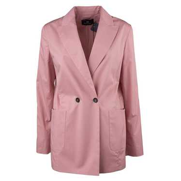 PAUL SMITH PINK COTTON DOUBLE-BREASTED JACKET - image 1