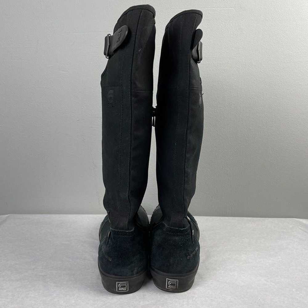 Womens G-Star Raw Denim Black Denim & Rubber Mid-… - image 8