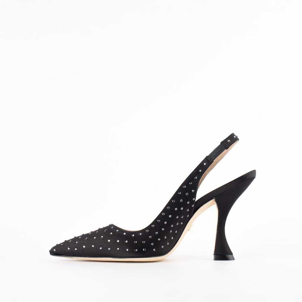 STUART WEITZMAN BLACK SLINGBACK WITH SWAROVSKI - image 3