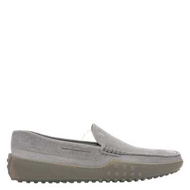 Tod's Tods Men's Grey Suede Gommino Loafers - image 1