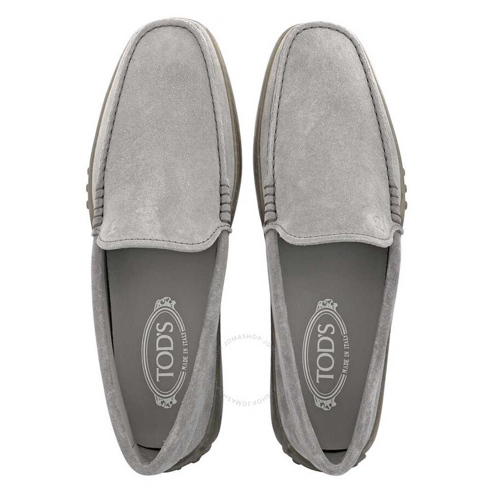 Tod's Tods Men's Grey Suede Gommino Loafers - image 3