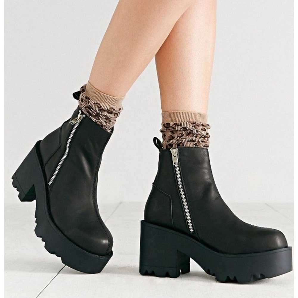 UNIF Rival Platform Boots Size 11 Black Lug Sole … - image 1