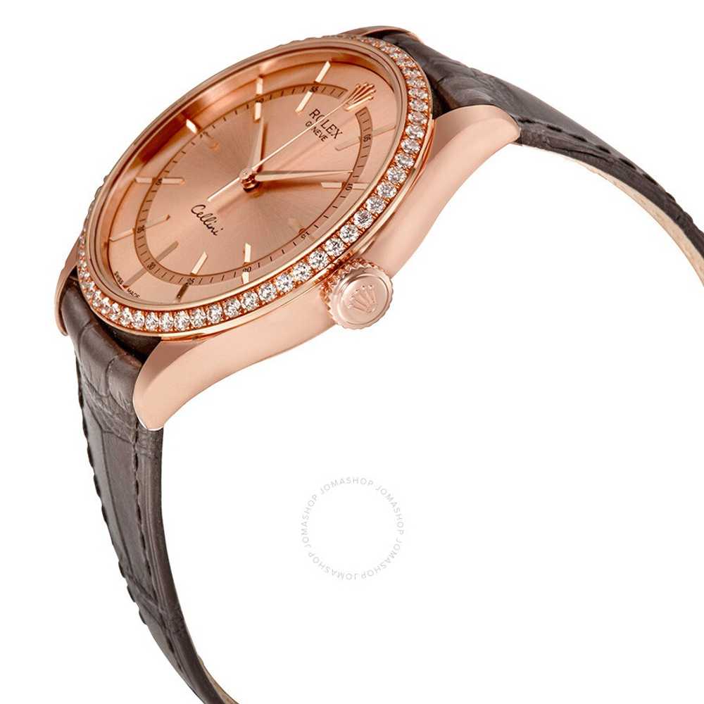 Rolex Cellini Pink Dial Automatic Men's 18kt Ever… - image 2