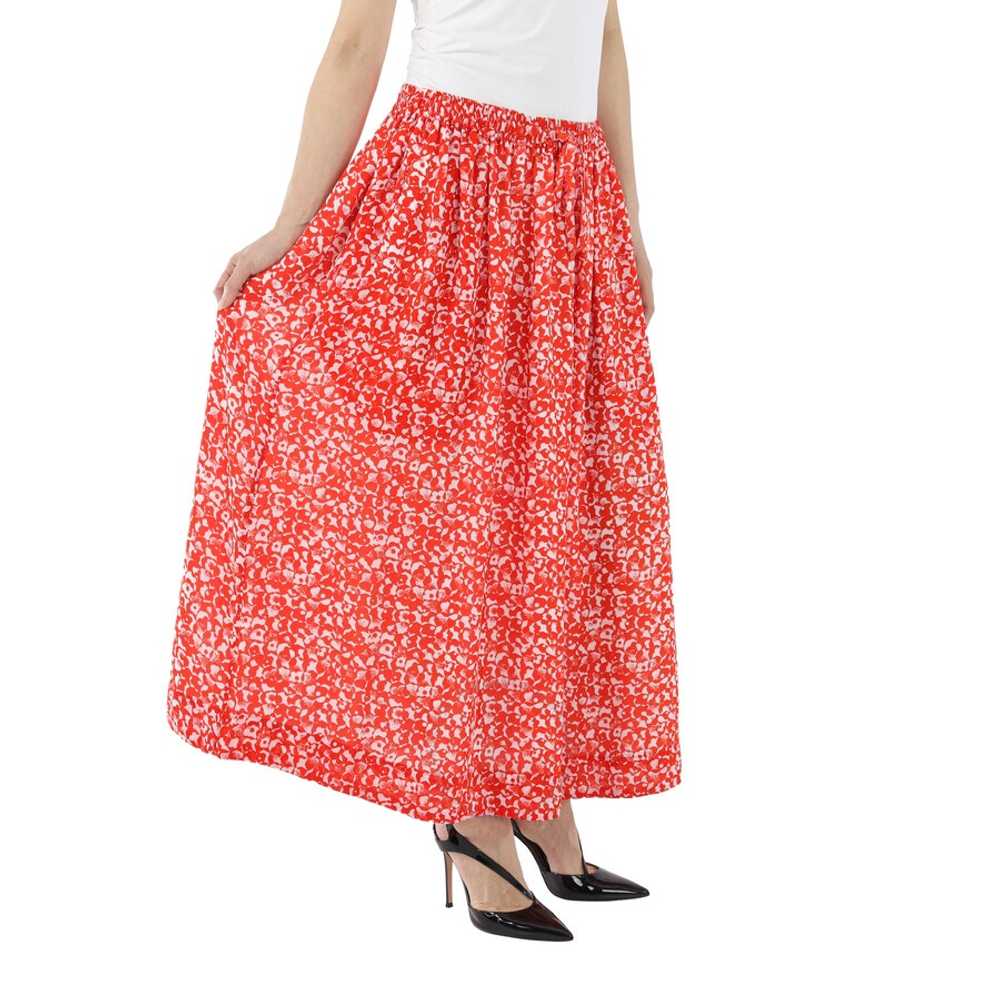 Ganni Ladies Floral Print Pleated A-Line Skirt - image 2