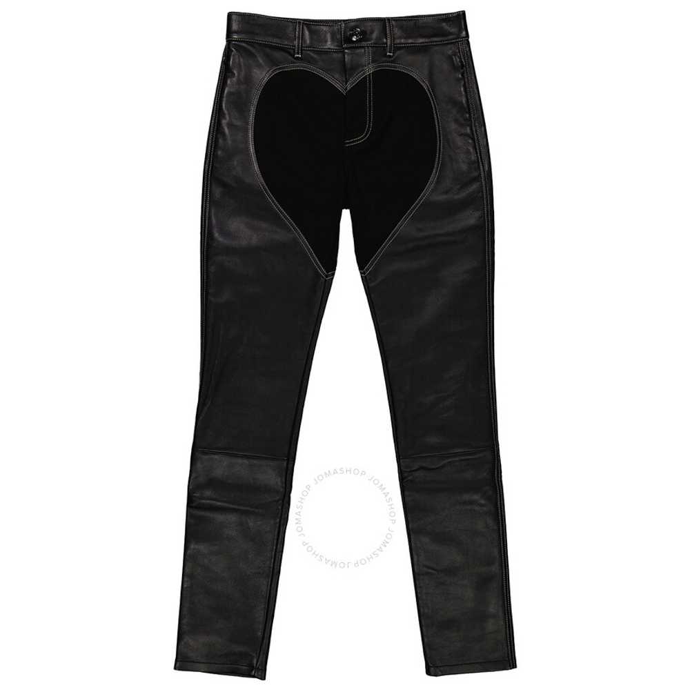 Burberry Ladies Black Skinny Fit Denim Heart Moti… - image 1