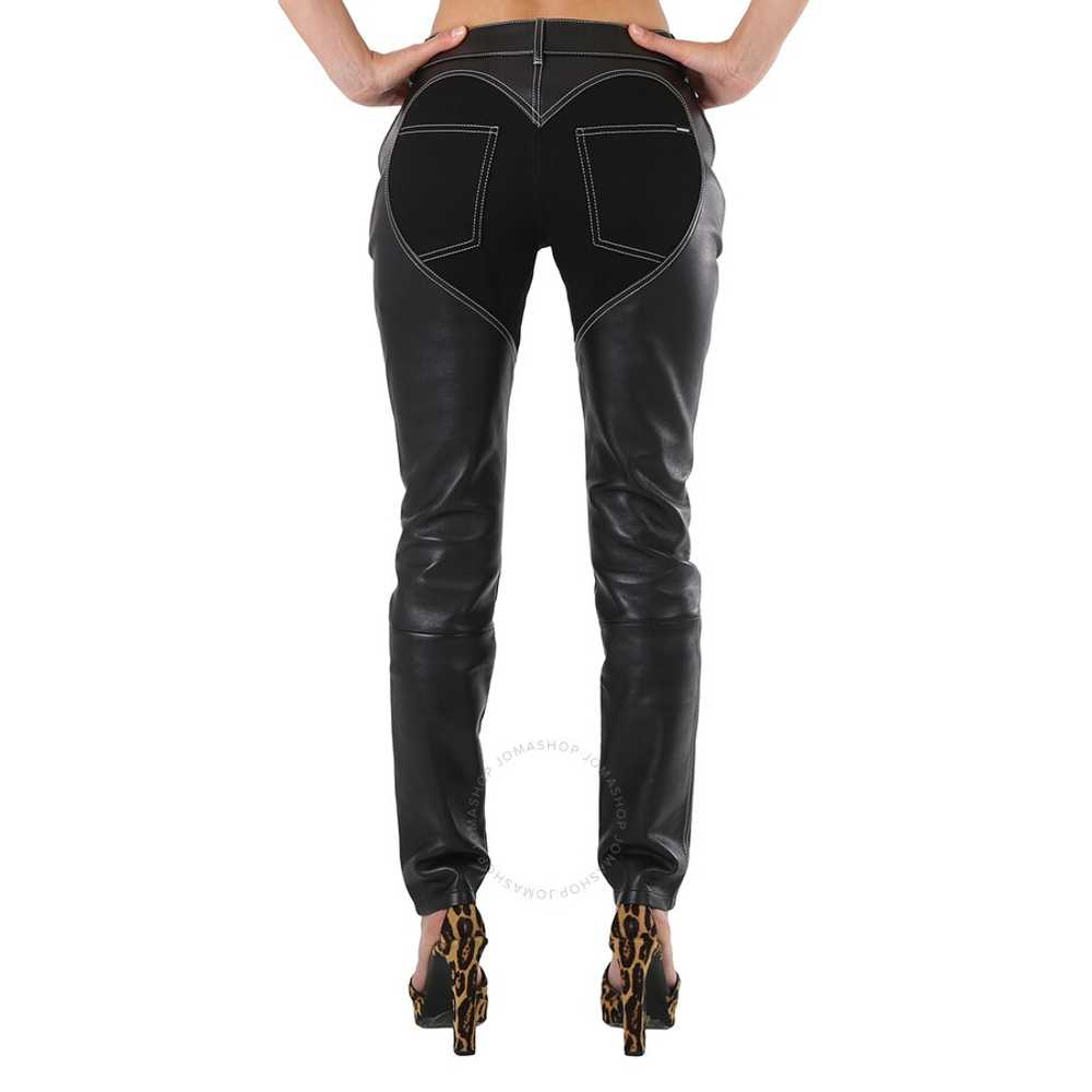 Burberry Ladies Black Skinny Fit Denim Heart Moti… - image 6