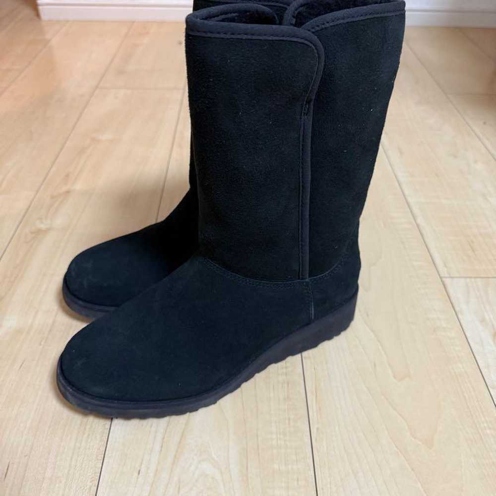 UGG Navy Suede Sheepskin Boots - image 1