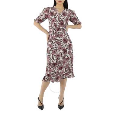 Max Mara Ladies Arak Floral Silk Midi Dress - image 1