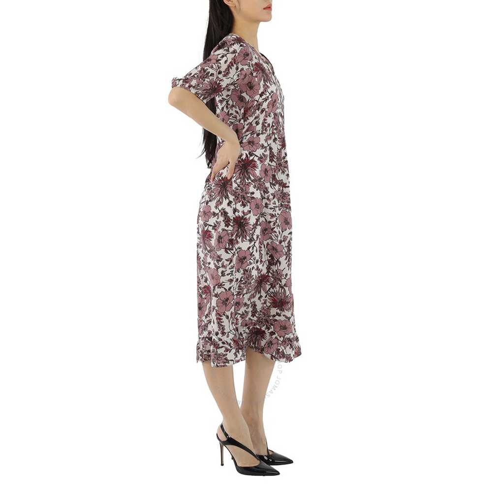 Max Mara Ladies Arak Floral Silk Midi Dress - image 2